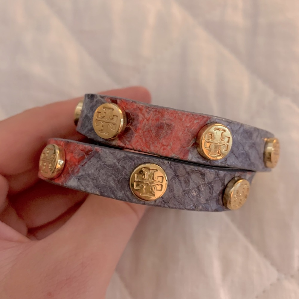 Tory Burch Leather Wrap Bracelet